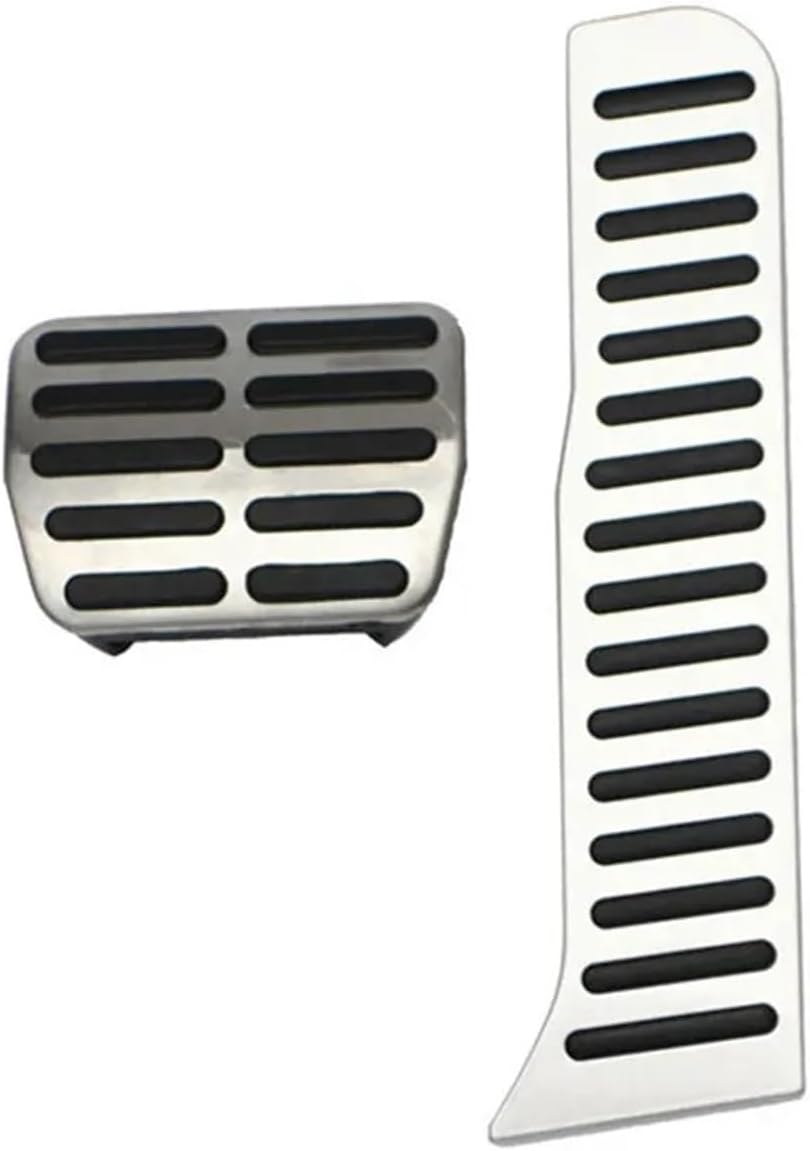 For Audi, A3 S3 8P 2006 2007 2008 2009 2010 2011 2012 2013 Stainless Steel Car Pedals Accelerator Brake Non-slip Pedal Cover Pads Car Footrest Pad(2 pcs)