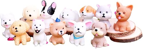 Miniatura 10 de Lynkaye Juego familiar de casa de muñecas, figuras de juego de rol familiar, mini figura de animal, personas, mascotas, perros, gatos, figuras para