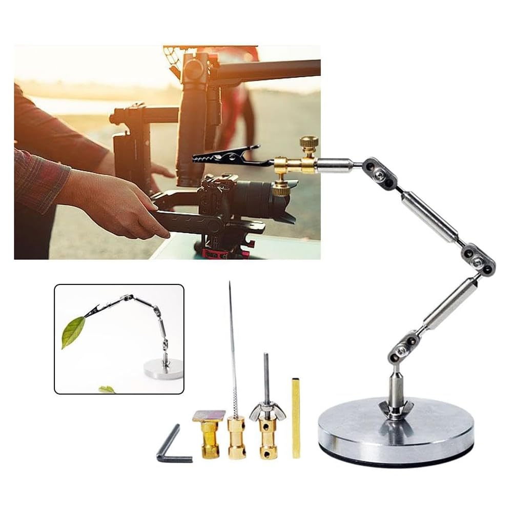 Stop-Motion-Animations-Winder-Rig-System mit Vertikalen und Horizontalen Schienen, Stop-Motion-Armature-Kit für Animatoren/Fotografie