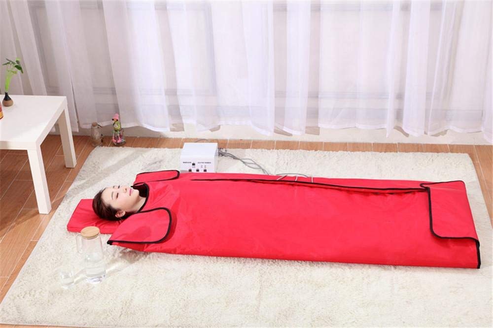 FOOJOFar Infrared Therapy Sauna Blanket,Khan Steam Detoxification Beauty Pad, Minus The Body Excess Fat, Relieve Physical Fatigue Body Shaper Weight Loss Machine