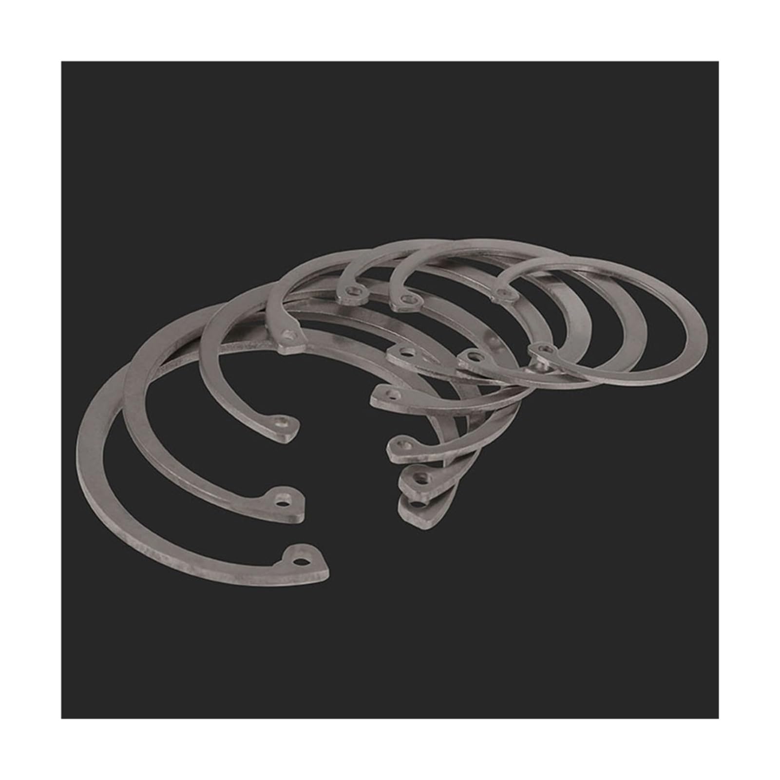 Clip Circolari Esterne – Anelli Di Fissaggio A Scatto – Misure M5 M8 M11 M12 M20 M25 M30