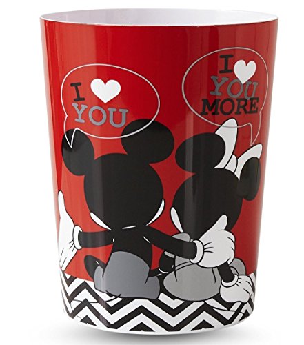 Disney Mickey & Minnie Mouse Wastebasket