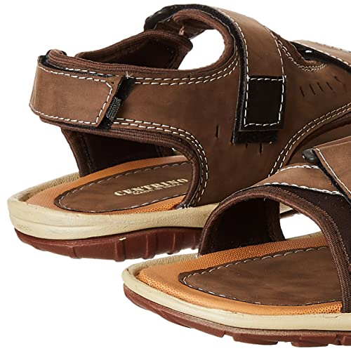 Image of Centrino Men's Sandal |Fisherman EVA Sandals with Cushioned Insocks, Hook & Loop Strap | Trendy and Sporty Design, Premium Upper, Closed Sandal - For Spring Summer Travelling, Walking (2332)