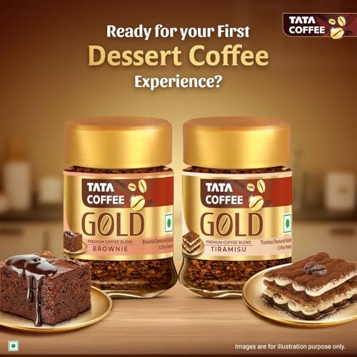 Image of Tata Coffee Gold Tiramisu Flavoured Instant Coffee, 25g