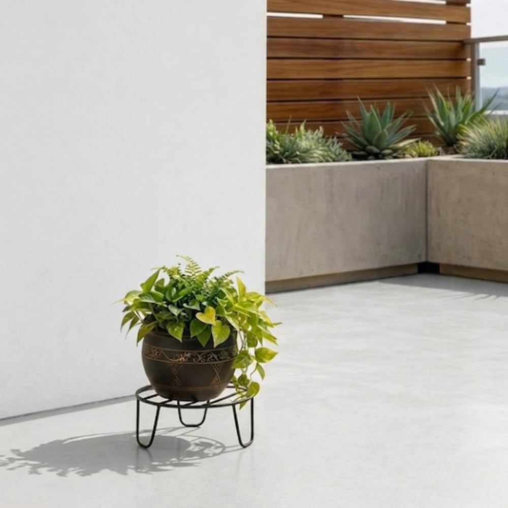 Black Metal Plant Stands - 5 Pack -8