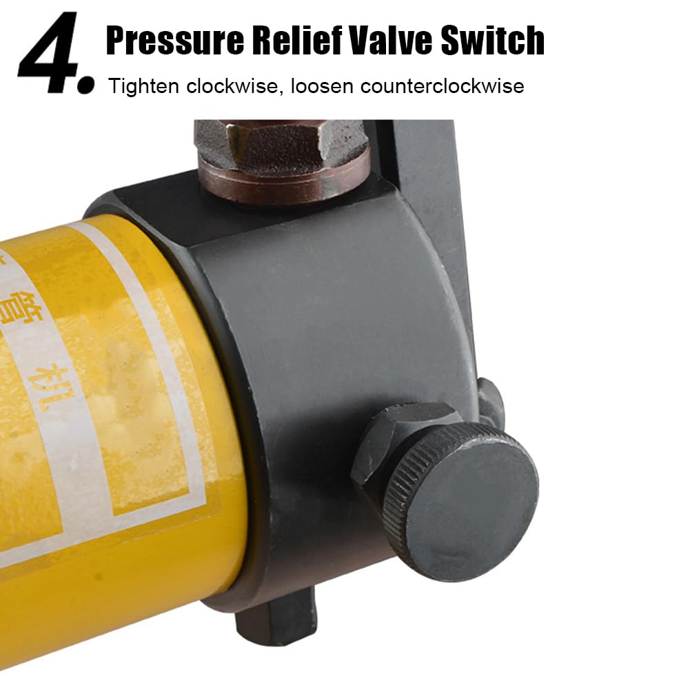 Manuelle Hydraulische Rohrbiegemaschine, Multifunktions-Hochleistungsbiegemaschine, Mit 6 Matrizen, Arbeitsbereich 13–34 Mm, Zwei-Gang-Einstellung, Einmaliges Formen, Für Den Rohrleitungsbau