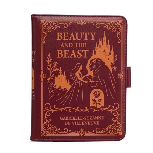 Beauty and The Beast Universal Kindle Cover Case – Vintage Book Cover Design, Fits Kindle Paperwhite, Kindle and Kobo eReaders