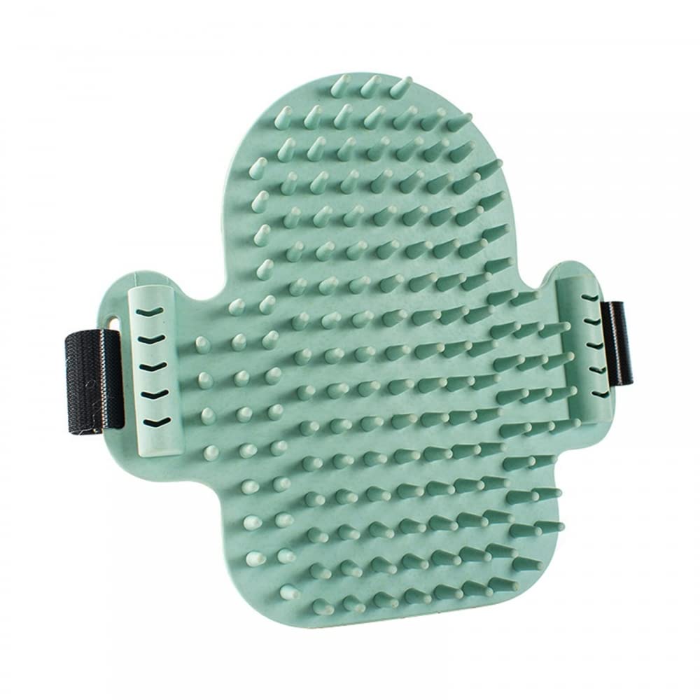 MiOYOOW Cat AutoGroomer, Soft Elastic Corners Massage Combs Brush for Cat Toilet Bath Cleaning Relaxing