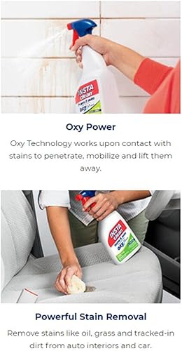 Miniatura 7 de InstaClean Limpiador multiusos para eliminar manchas de 32 onzas con recambio de 128 onzas lino fresco