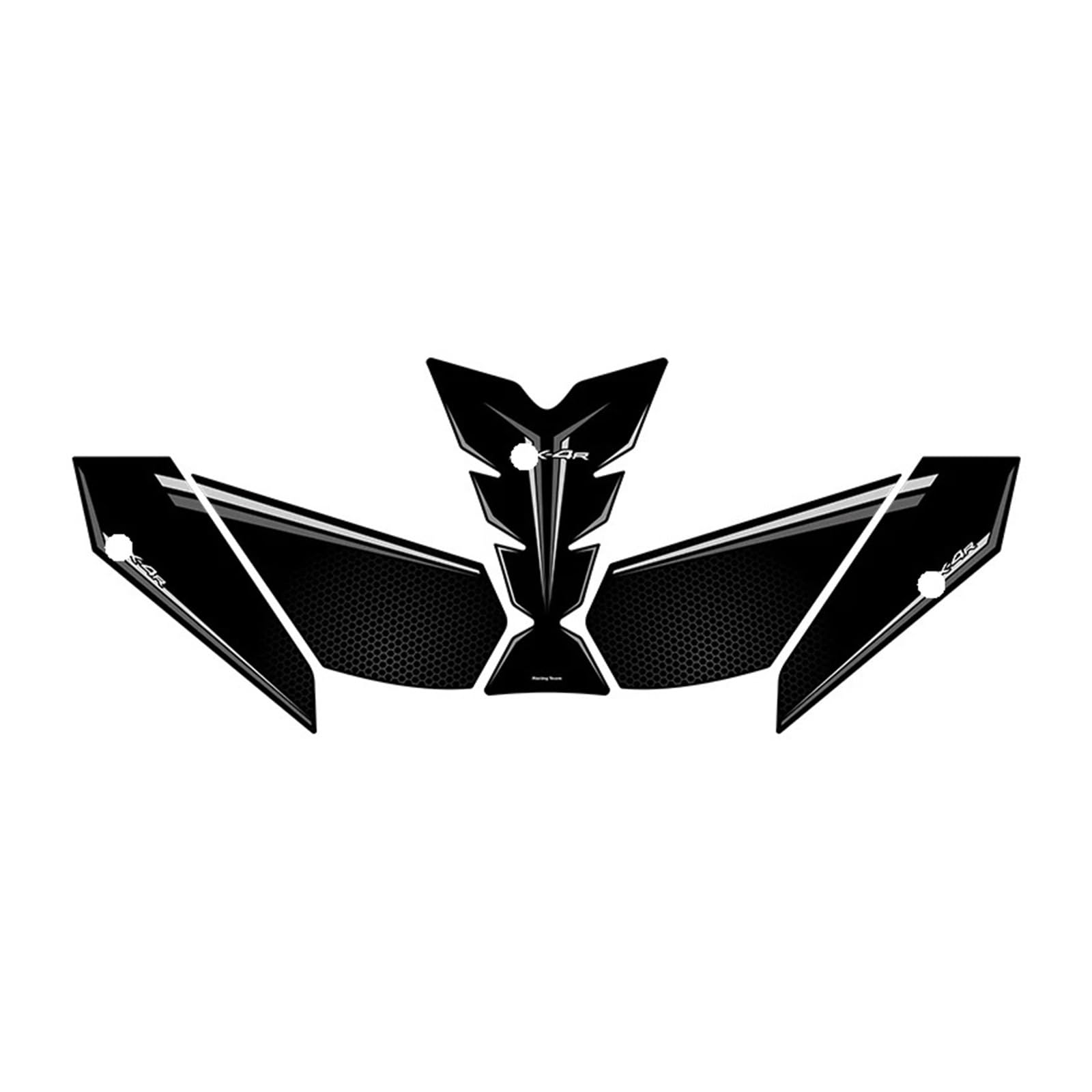 for Kawas&AKI ZX4R 4RR Motorcycle Accessories Gas Fuel Pad Decoration Refit Decals of Fuel Tank Protection Stickers Kits Fuel Tanks Pads