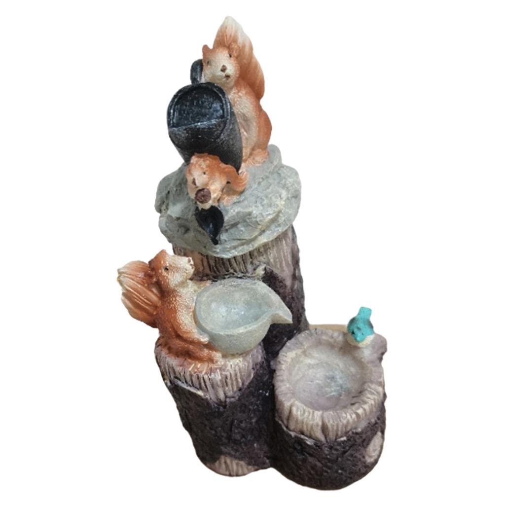 LOOM TREE® Creative Animal Fountain Statue Garden Figurines Funny Decor Squirrel | Yard, Garden & Outdoor Living | Ponds & Water Features | Outdoor Fountains-image-11