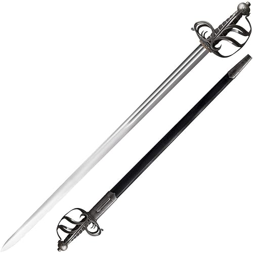 Cold Steel Espada de espalda inglesa, 32", negra
