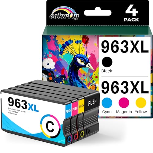 Cartouches HP 963 XL colorfly résolvant les lignes blanches sur Officejet Pro 9010 9020