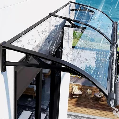 Auvent de porte en polycarbonate durable et résistant aux intempéries - 2
