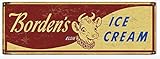 Victory Vintage Signs Borden's Ice Cream Country Advertisement Reproduction Sign