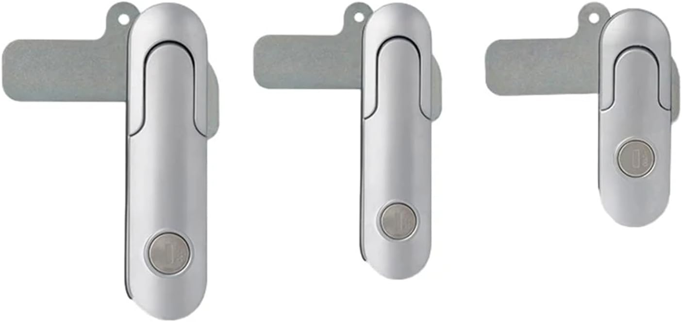 Commercial Zinc Alloy Flat Key Lock for Electrical Cinet Switchgear and Control Panel Universal Industrial 1Pcs(CH)