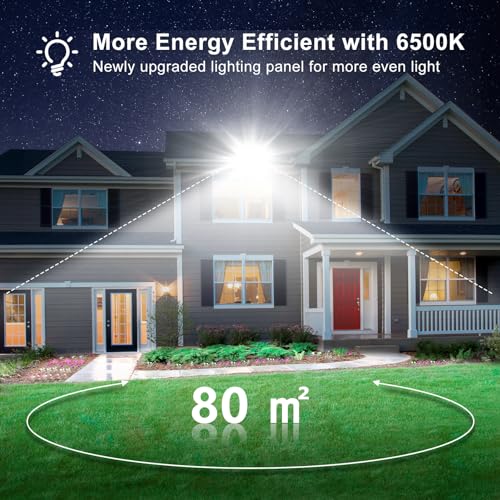 Viugreum 150W LED Outdoor Floodlight 2 Packs, 15000LM Cold White Outdoor Security Lighting Mains Powered - Image 2