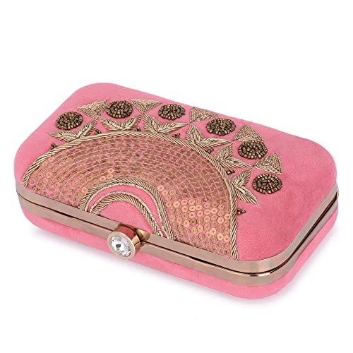 Image of For The Beautiful You Neck Embroidered Women's Clutch