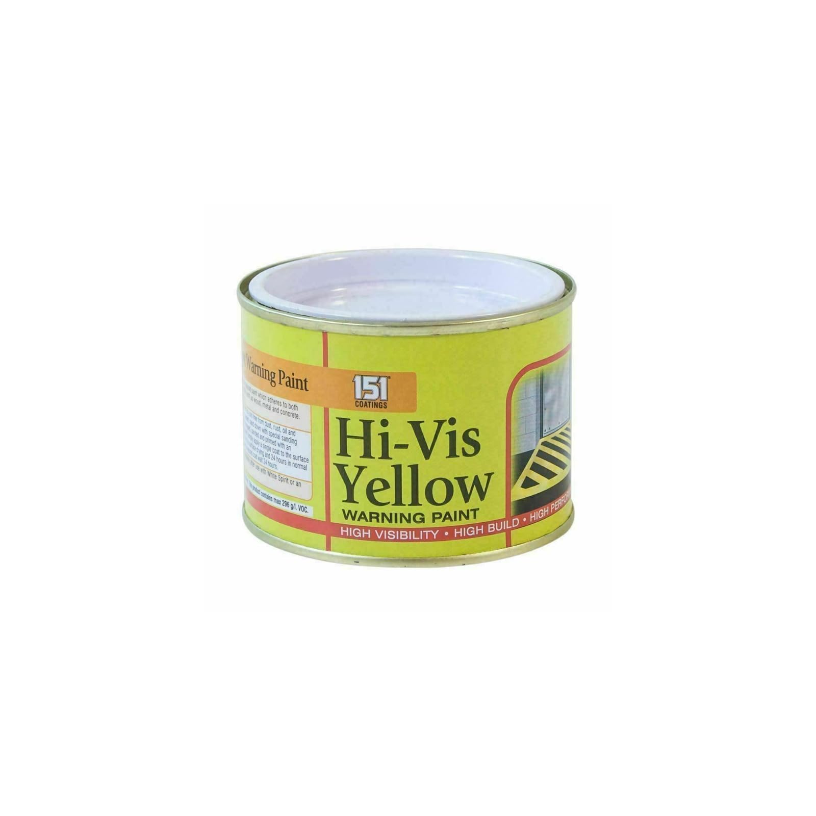 PNJB, 151 Coatings Paint Primer All Purpose, Non-drip Gloss Paints, Hard Drying, Hard Built, And High Performance,180ml (HI-VIS Yellow, Pack of 1)