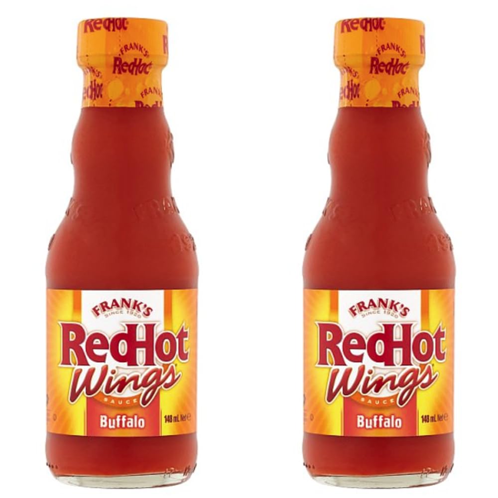 Frank's Red Hot Buffalo Wings Sauce Pfeffersauce 2X 148ml – importiert von Shestore24