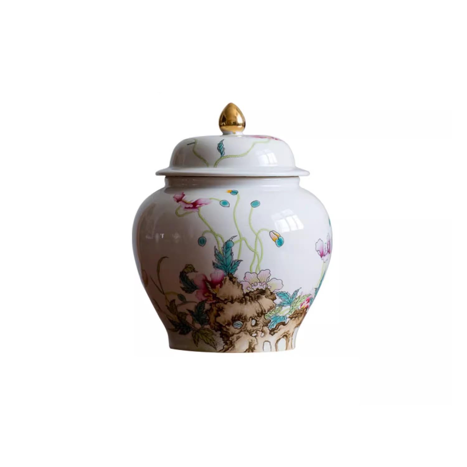 XYNSNDB Pojemnik na herbatę Ceramiczny pojemnik na herbatę Pojemnik na herbatę o bardzo dużej pojemności Pojemnik na herbatę chińską Trzeźwy do serwowania mielonej kawy, herbaty, cukru, soli i nie