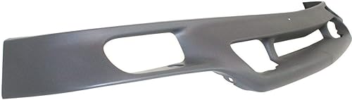 Miniatura 3 de FITRITE AUTO Parts nueva cenefa inferior delantera para deflector de aire GMC Sierra 1999-2004, texturizado, con agujeros para luz antiniebla