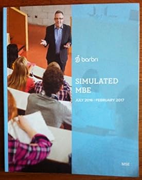 Paperback BARBRI SIMULATED MBE July 2016-February 2017 Book