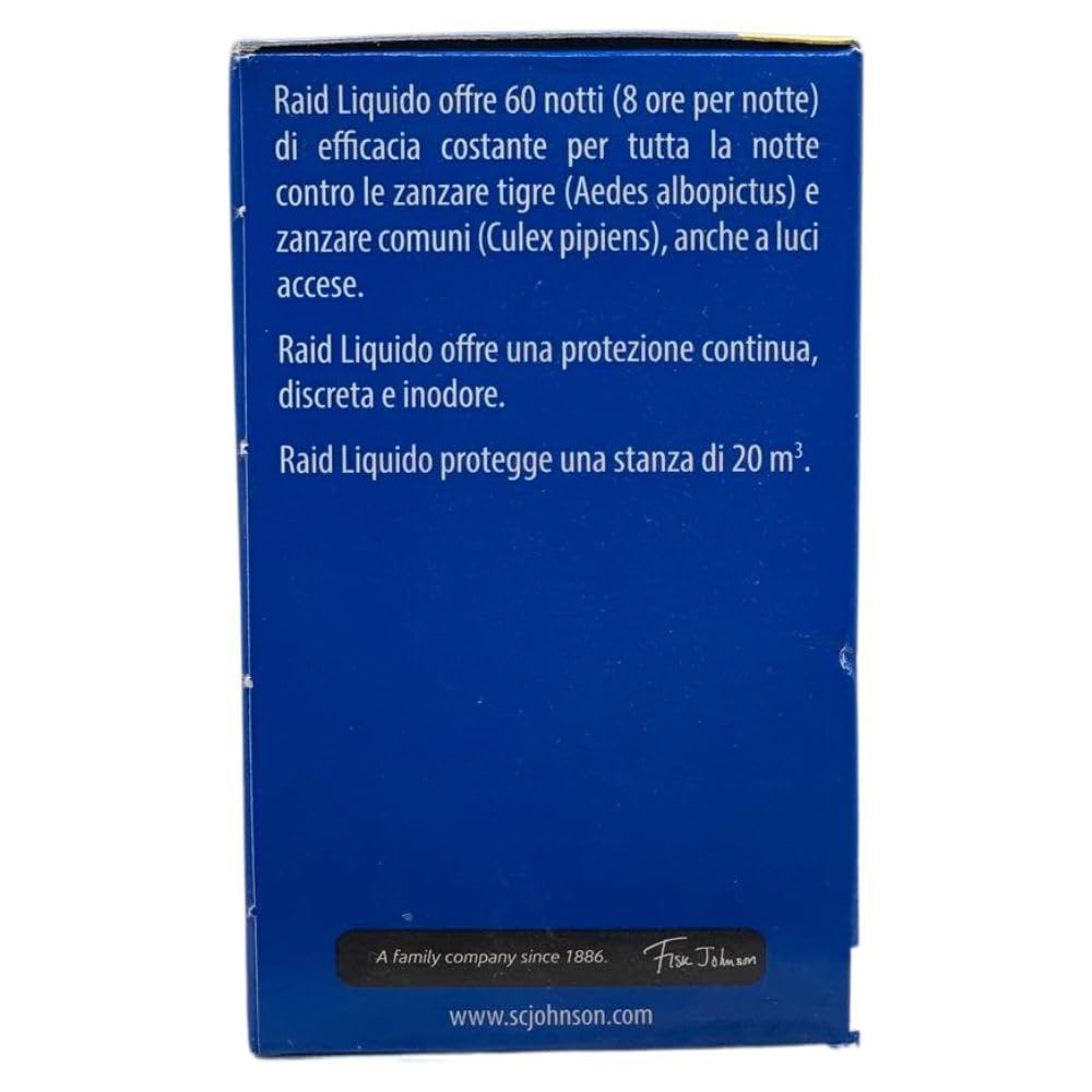 Ricarica Liquida Inodore 120 Notti, per Diffusore Antizanzare Confezione da 2X36ml (4 Unità)