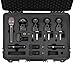 SE ELECTRONICS V Pack Arena Drum Mic Kit for Toms, Snares & Bass - Includes 1 V Kick, 3 V Beats & V Clamps, 1 V7 X Instrument Microphone, Pair of sE8 Condensers & More - Professional Drum Equipment