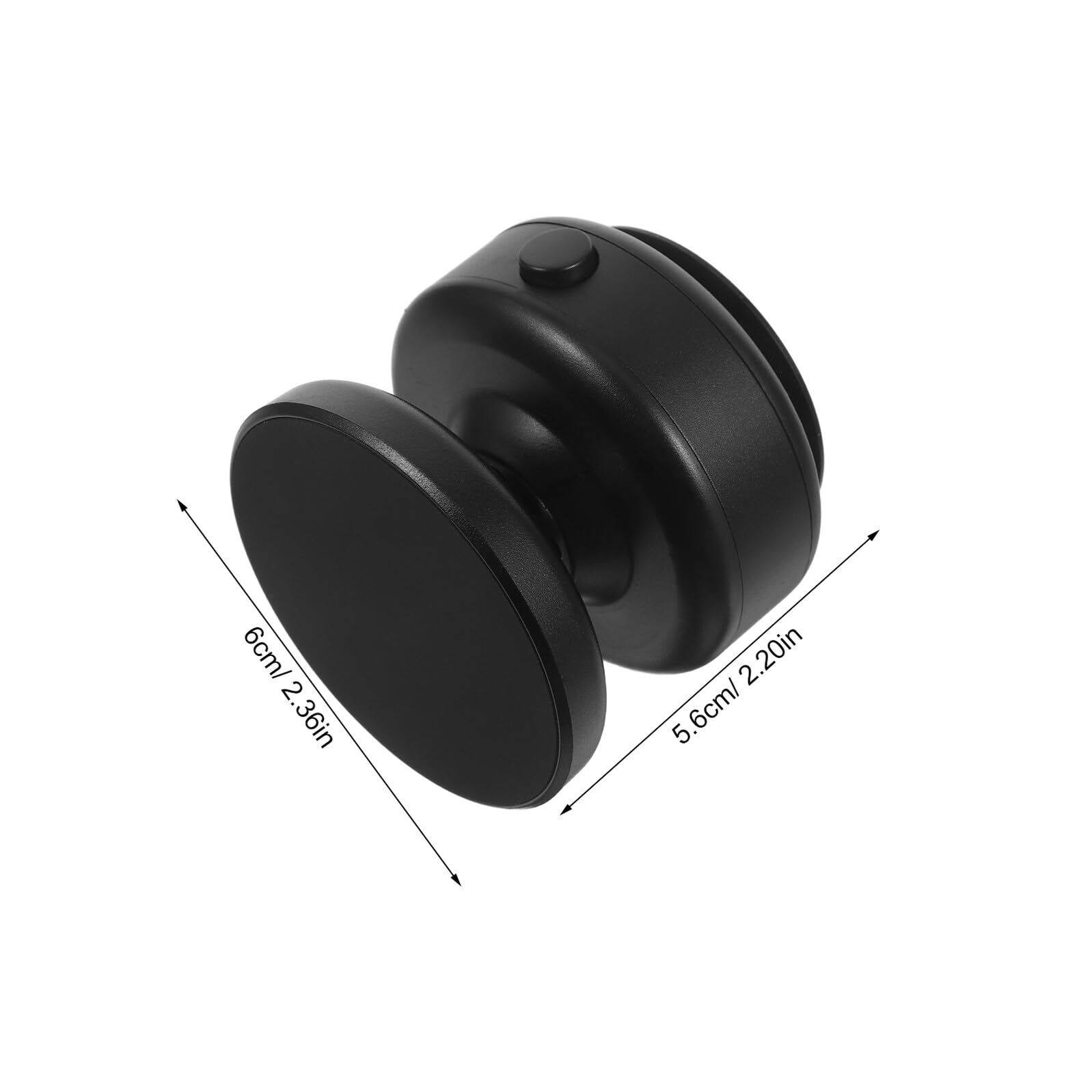 OUNONA Soporte para Móvil de Coche con Ventosa Negra Soporte Magnético para Teléfono Móvil Rotación Multiángulo y Compatible con Smartphones Adecuado para Salpicadero y Navegación GPS