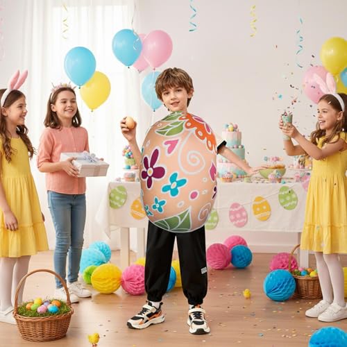 Costume d'œuf de Pâques en tissu polyester de 76 x 105 cm - 3