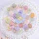 URROMA Wachs Siegel Aufkleber, 108 PCS Transparent Acryl Candy Farbe Farbverlauf Umschlag Selbstklebend für Hochzeit Baby Dusche Geburtstag