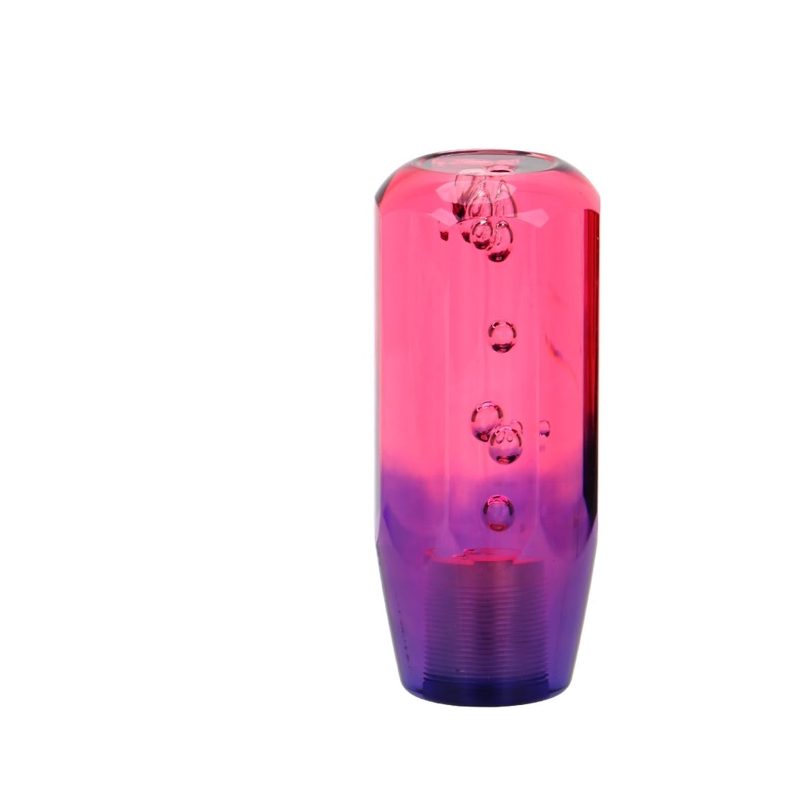 Rbevcrr Car Shift Lever Knob Universal 10/15CM Car Gear Shift Knob Manual Transmission Shifter Lever Crystal Bubble Decorative Stick Stick Shifter Pen(10cm Red and Purple)