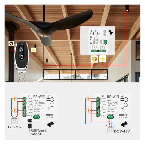Módulo de relé WiFi para solucionar problemas de alcance en mandos de garaje antiguos 6