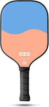 OZO Pickleball - Spark Inceptra Gelato - USAPA Approved Beginner Control Paddle - Fiber Glass Face