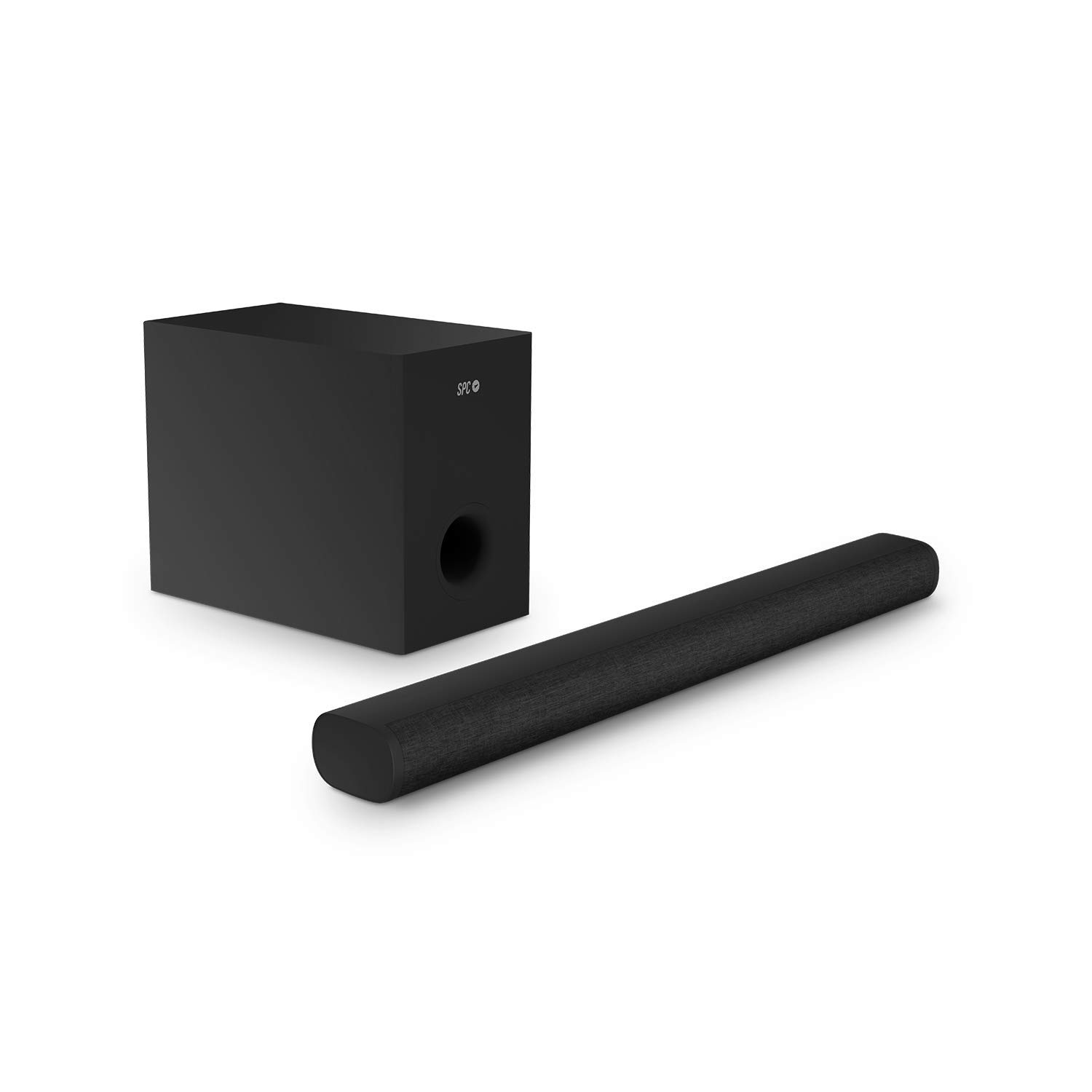 SPC Suana Sound Bar barra de sonido color negra con 100W de potencia y subwoofer inalámbrico