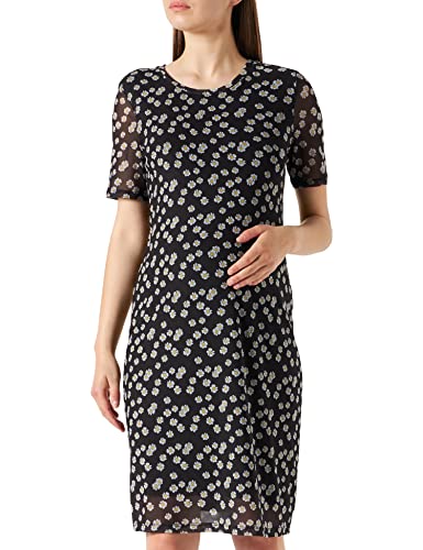 Supermom Dress SS Flower Vestido, Multicolor (Black P090), 34 (Talla del Fabricante: XX-Small) para Mujer