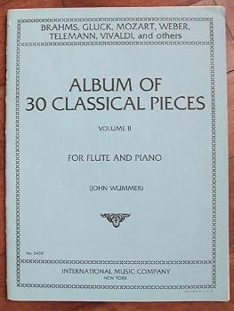 Sheet music Album of 30 Classical Pieces for Flute and Piano (Volume 2) Book