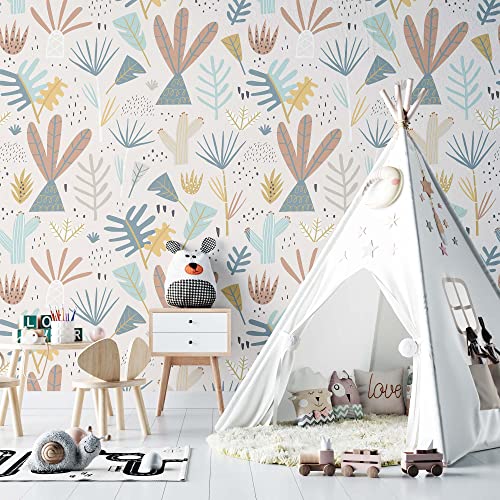 Papel de Parede Adesivo Infantil Folha N02151 Rolo de 0,58x3,00M