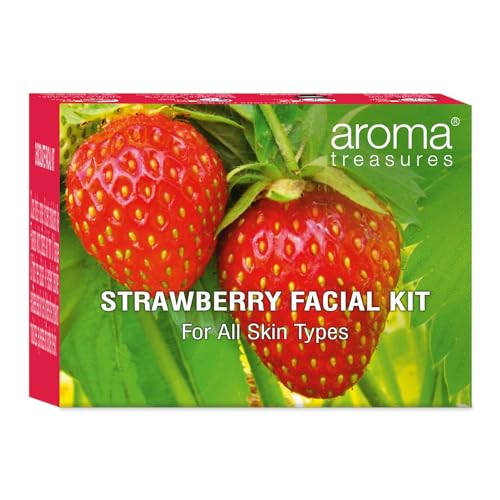 Image of Aroma treasures Strawberry facial kit - for all skin type (One time use)