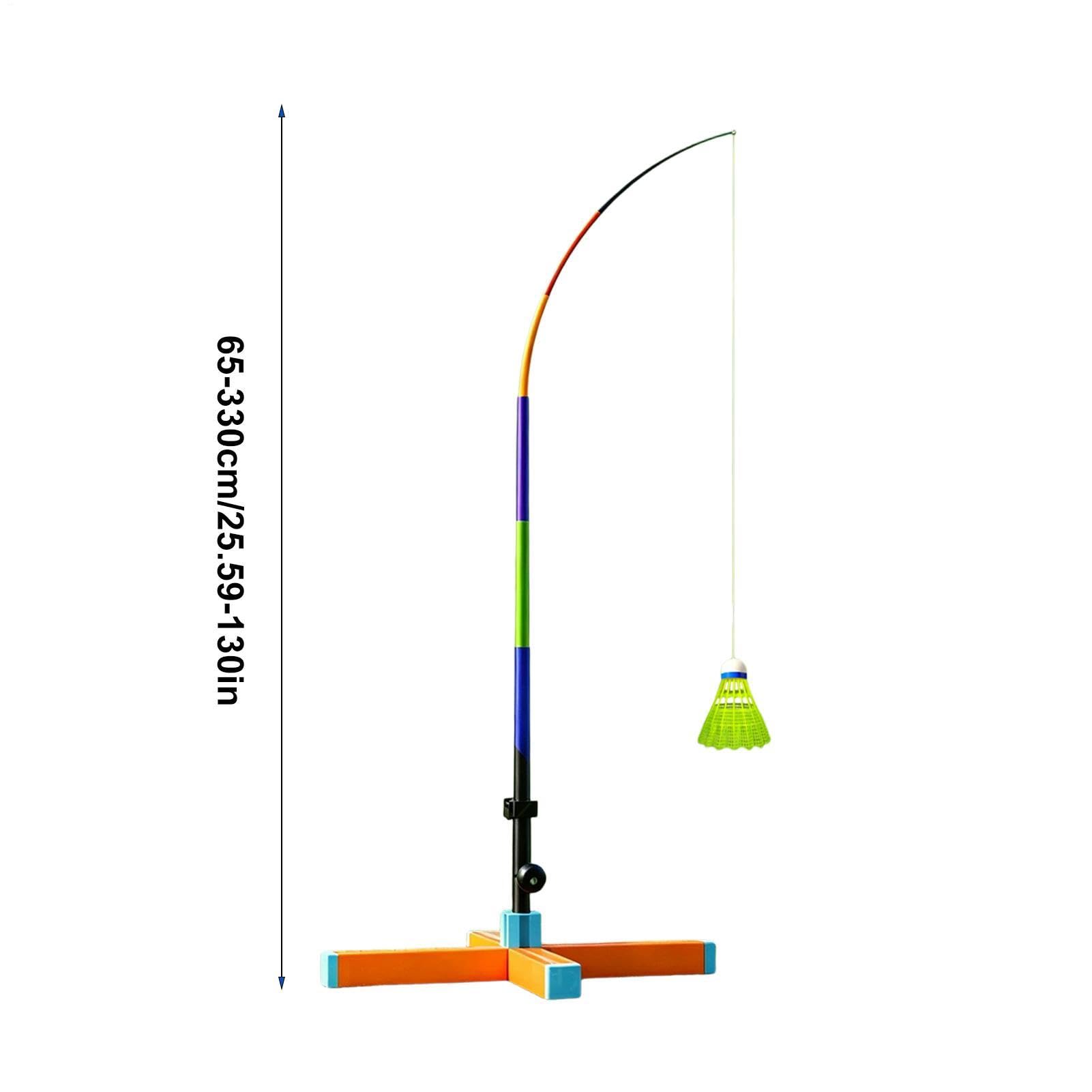 Entrenador Bádminton Rebote Automático Plegable para un Solo Jugador | Entrenador De Bádminton Individual para Salón, Balcón, Gimnasio, Pista, Parque, Jardín, Principiantes, Niños y