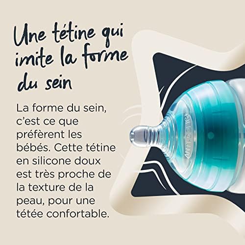 Tommee Tippee Anti-Colic Baby Bottle 260 ml x 2, 42252575