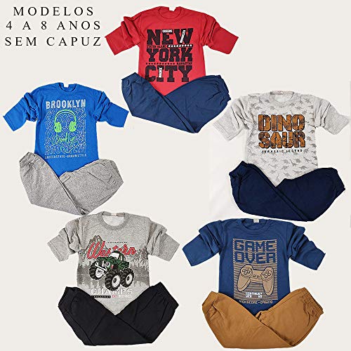 KIT com 5 Conjuntos de Inverno Menino (1)