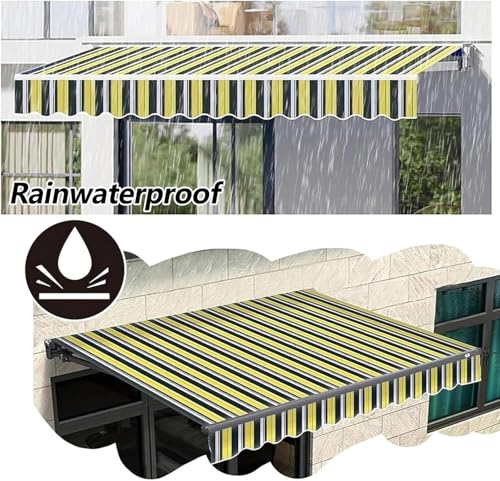 Auvent de terrasse en polyester imperméable pour protéger votre patio du soleil - 7