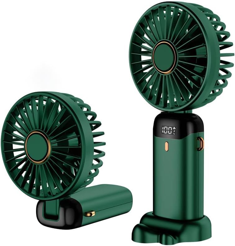 Ventilateur Portable Rechargeable Ventilateur De Bureau USB Rechargeable - Ultra-silencieux Avec Oscillation 120° Et Batterie 4000mAh Ventilateur Rechargeable Portable