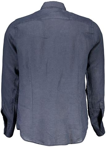 La Martina Blue Linen Shirt