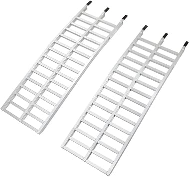 Black Widow 5 5" Aluminum Arched Dual Runner ATV UTV Trailer Loading Ramps - 3,000 lb. Weight Capacity UTV-6520