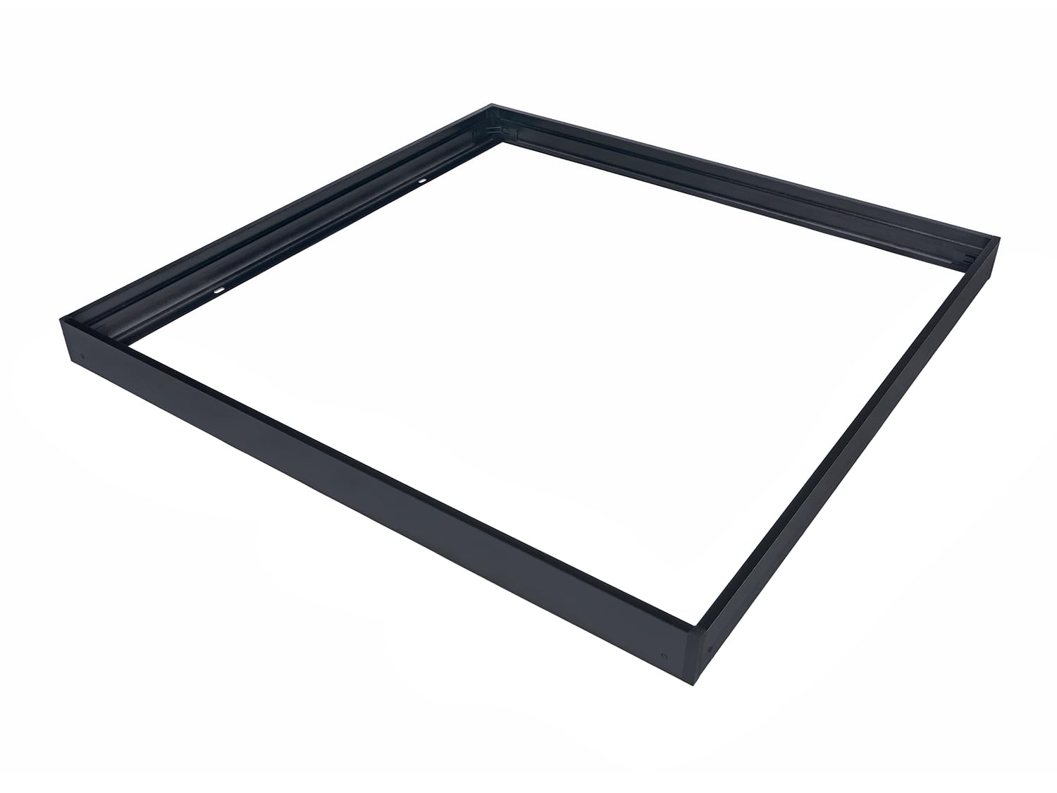 KOLORENO Aluminium LED Panel Frame Mounting Frame Wall Ceiling Light Installation Frame LED Panel Mounting Frame 60 x 60 cm Aluminium Black