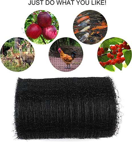 Image of Feitore Deer Fence Netting, 7 x 100 Feet Anti Bird Deer Protection Net Reusable Protective Garden Netting for Plants Fruit Trees Vegetables Against Birds and Other Animals