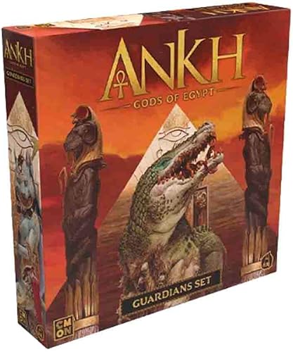 CMON Ankh Gods of Egypt - Expansión de guardianes del juego de mesa | Juego de mitología egipcia antigua | Juego de estrategia para adultos y
